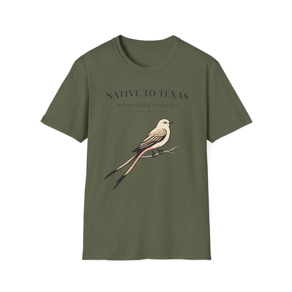 Native to Texas Scissor-Tailed Flycatcher T-Shirt