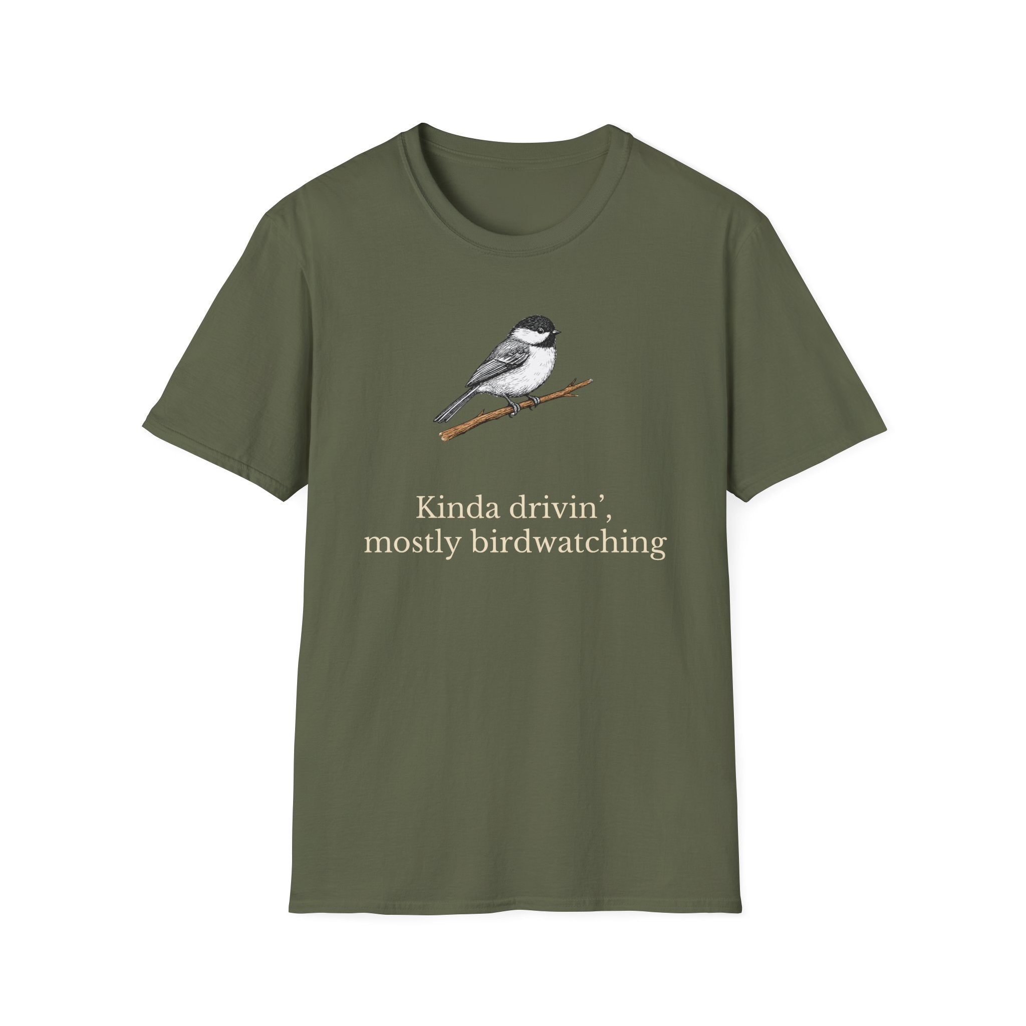 Kinda Drivin', Mostly Birdwatching T-Shirt