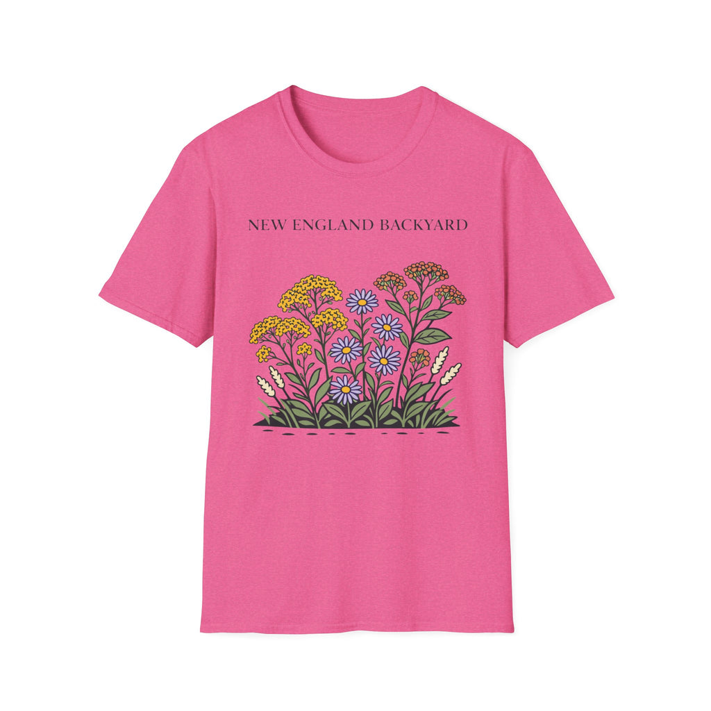 New England Backyard Flowers T-Shirt