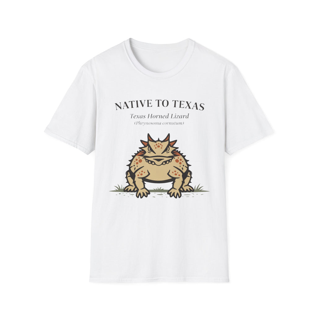 Native to Texas Texas Horned Lizard T-Shirt