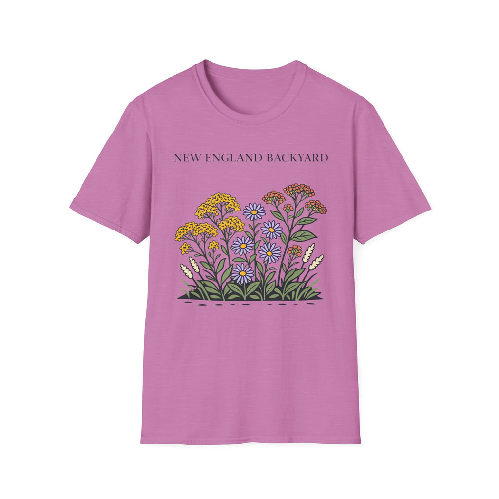 New England Backyard Flowers T-Shirt