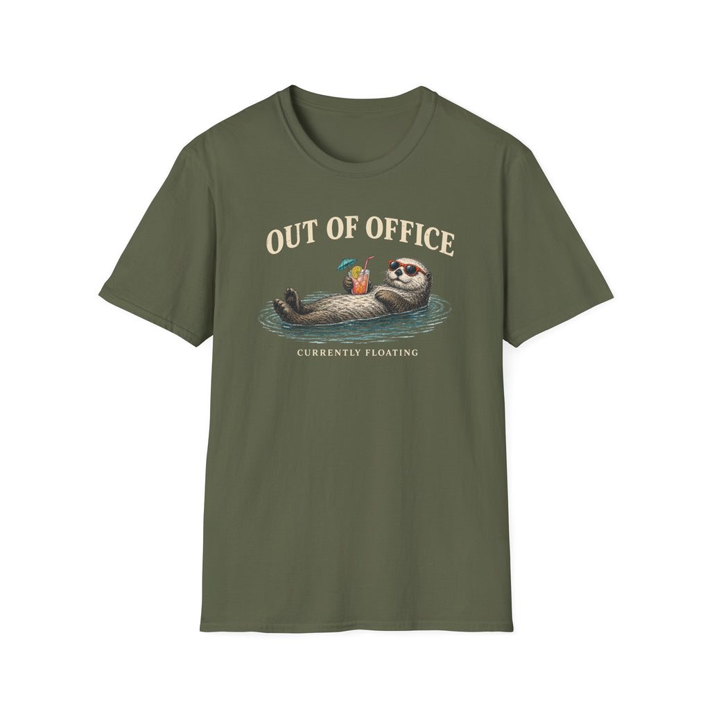 Out Of Office Currently Floating T-Shirt