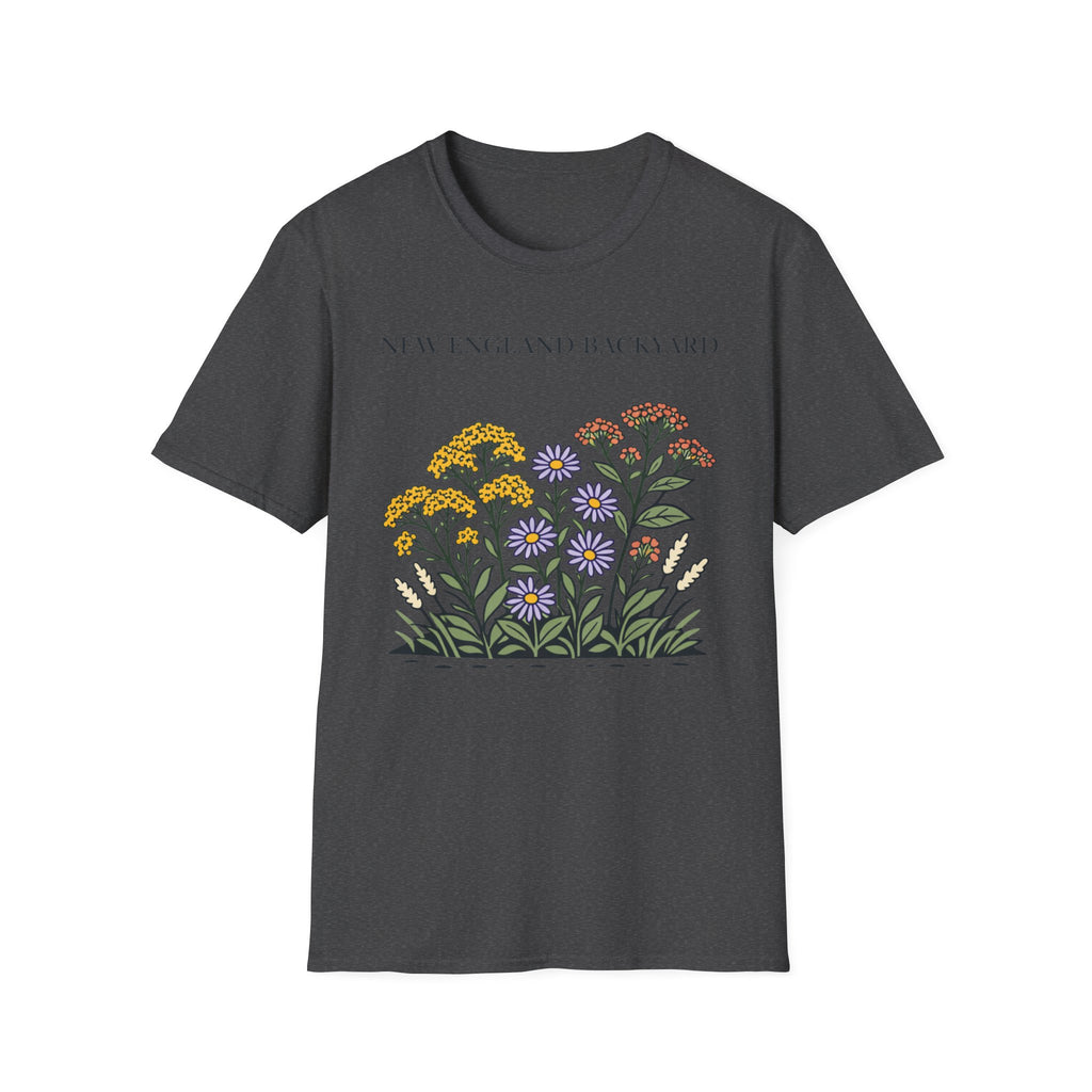 New England Backyard Flowers T-Shirt