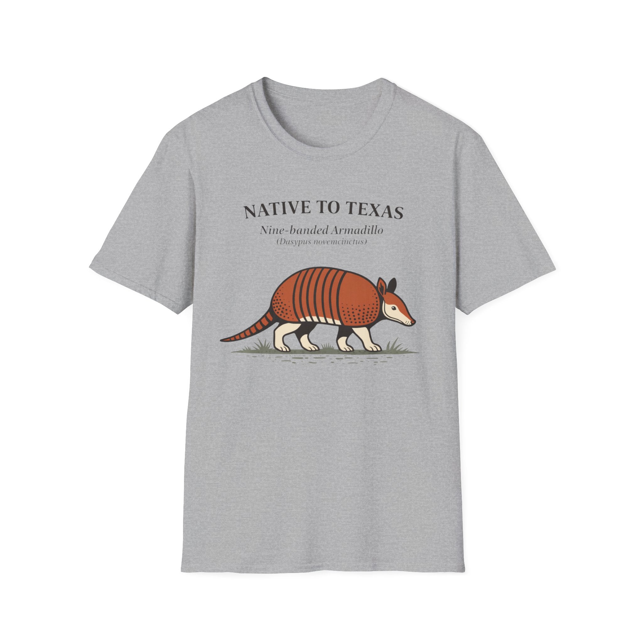 Native to Texas Nine-banded Armadillo T-Shirt