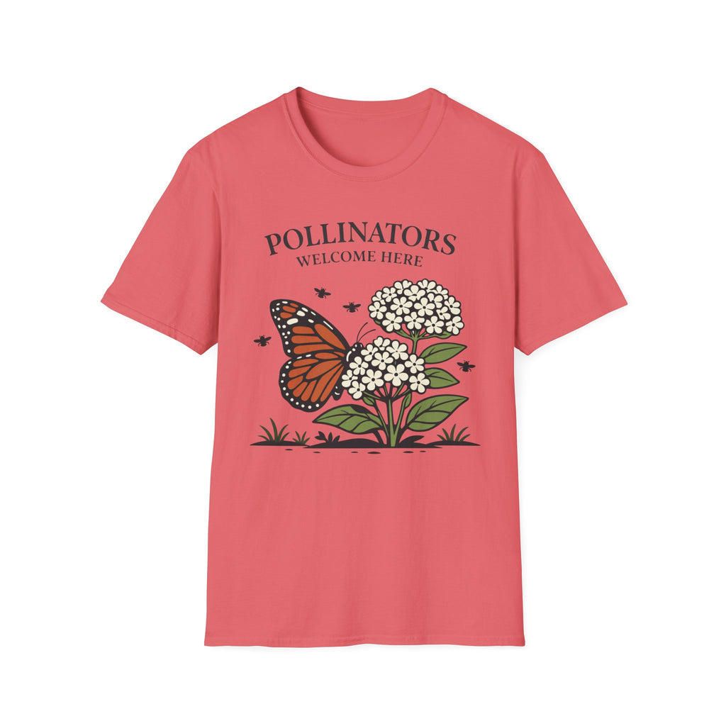 Pollinators Welcome Here T-Shirt