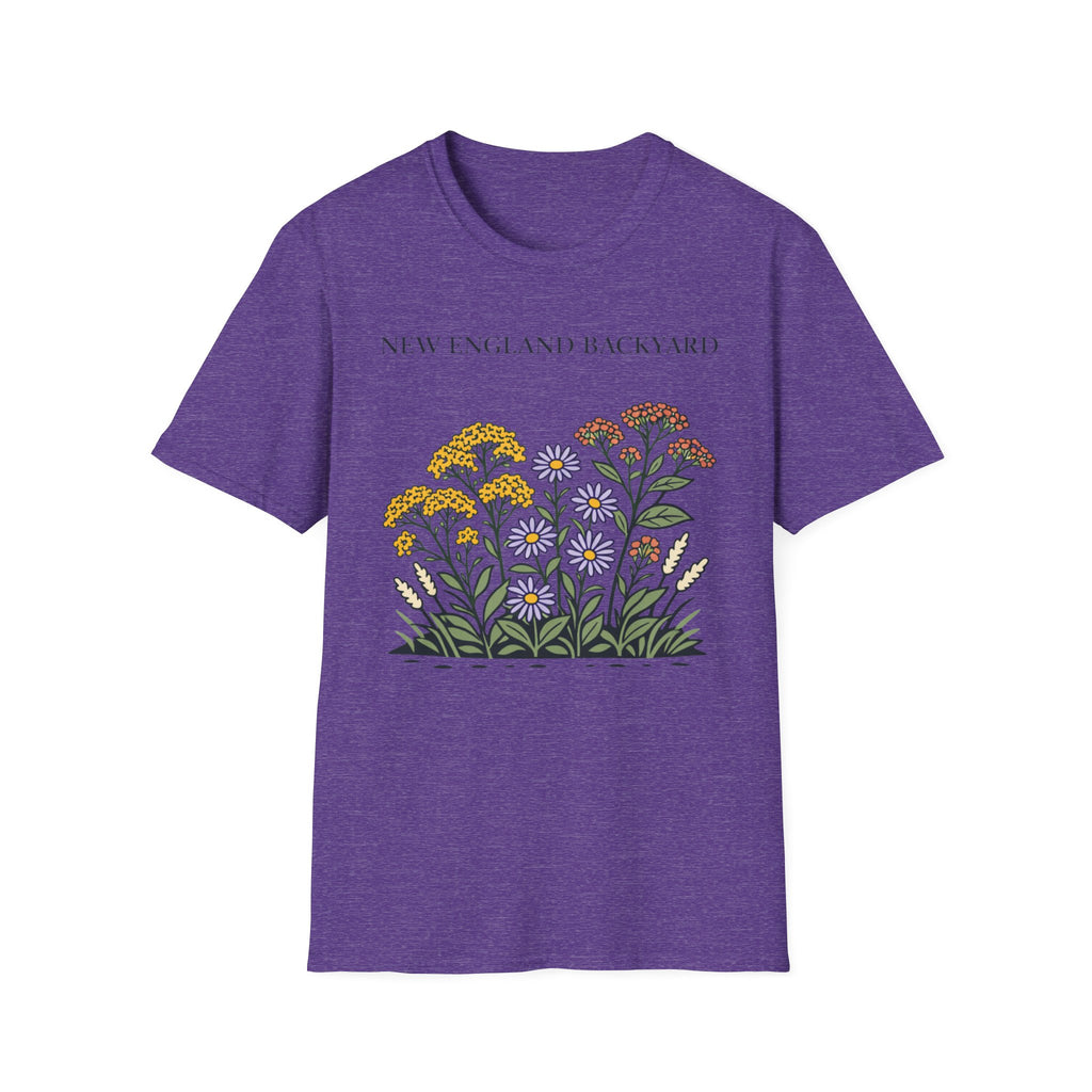 New England Backyard Flowers T-Shirt