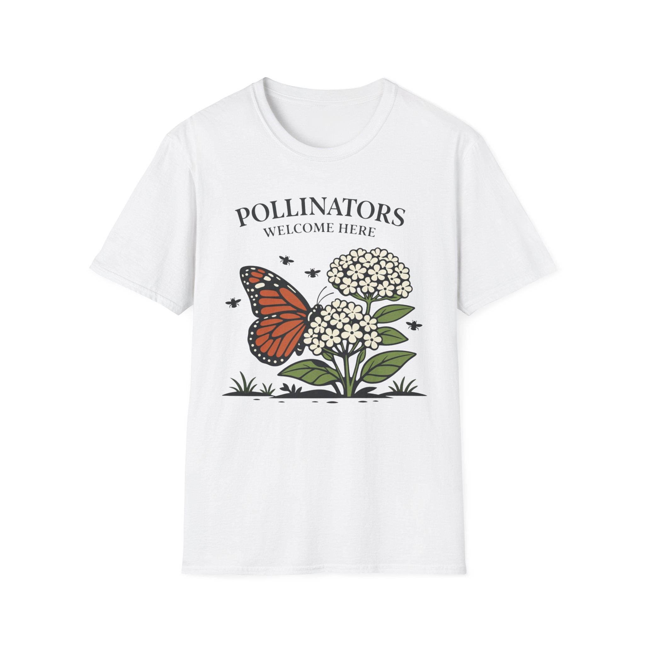 Pollinators Welcome Here T-Shirt