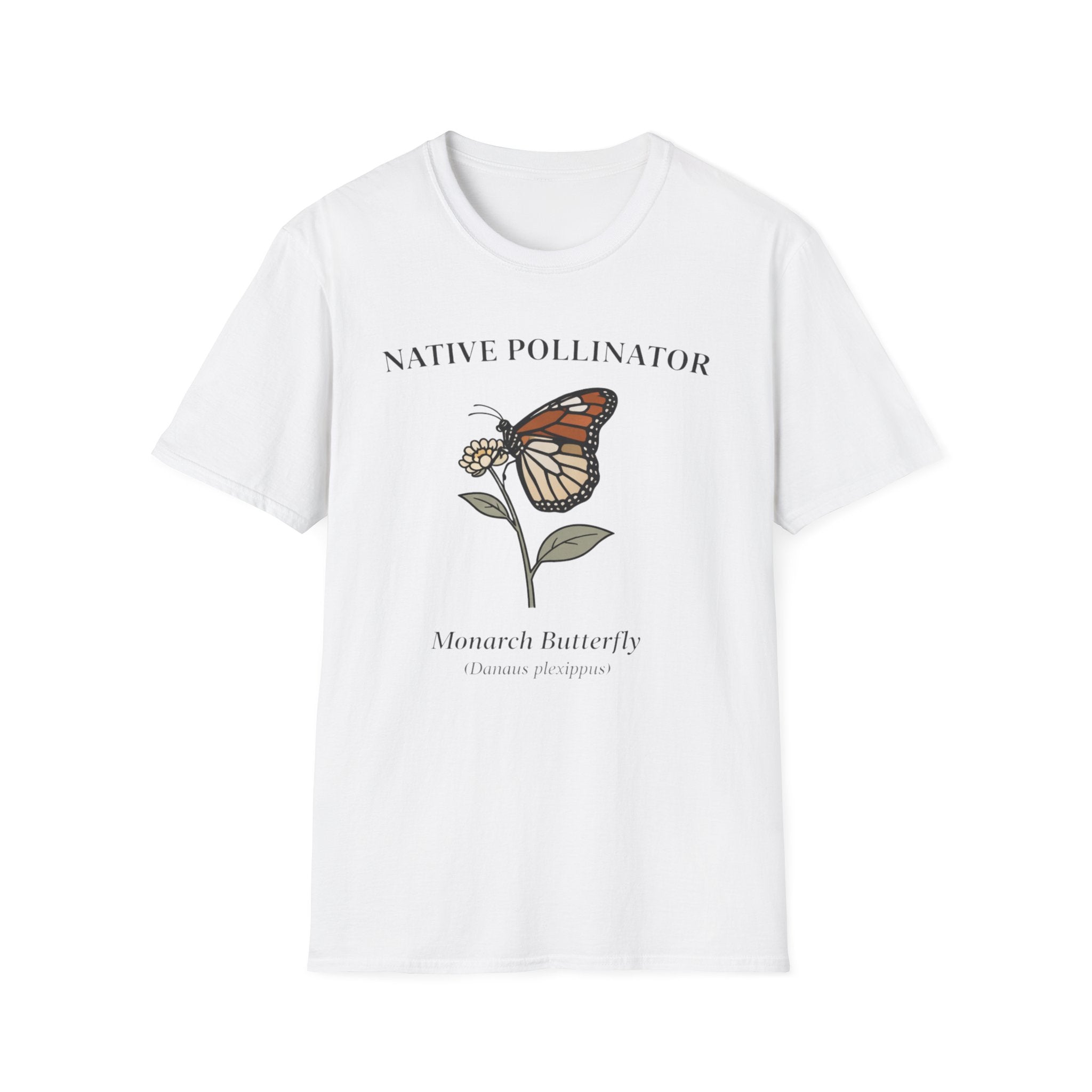 Native Pollinator Monarch Butterfly T-Shirt