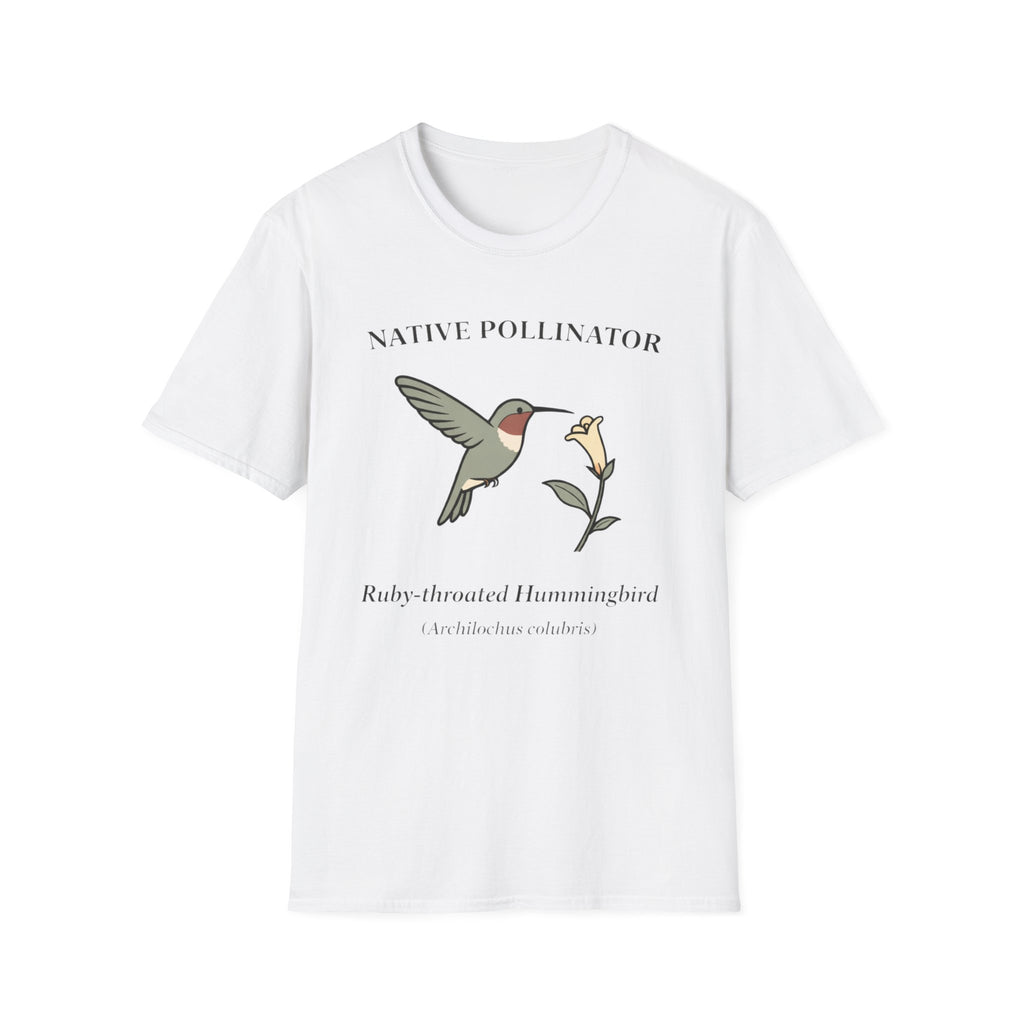 Native Pollinator Ruby-throated Hummingbird T-shirt