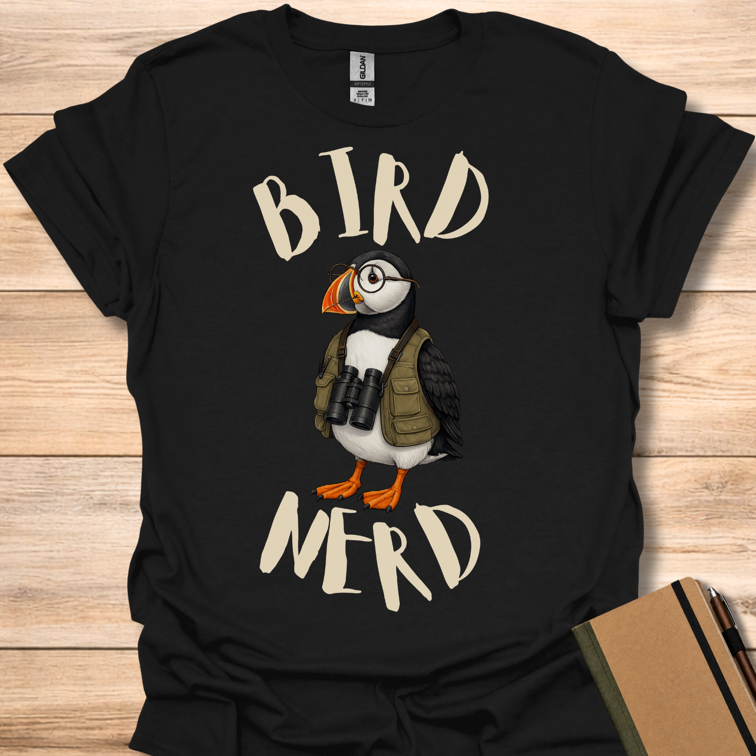 Bird Nerd Puffin T-Shirt