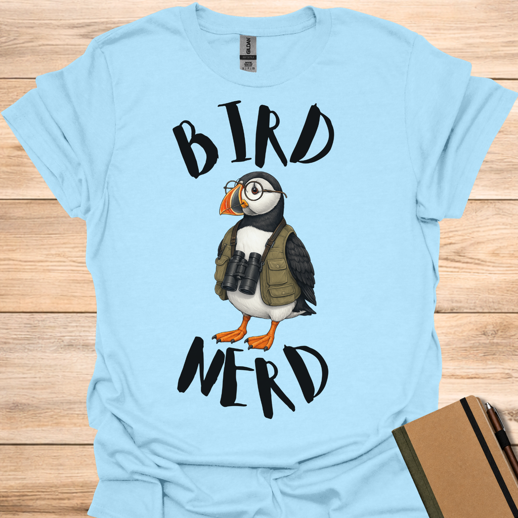 Bird Nerd Puffin T-Shirt