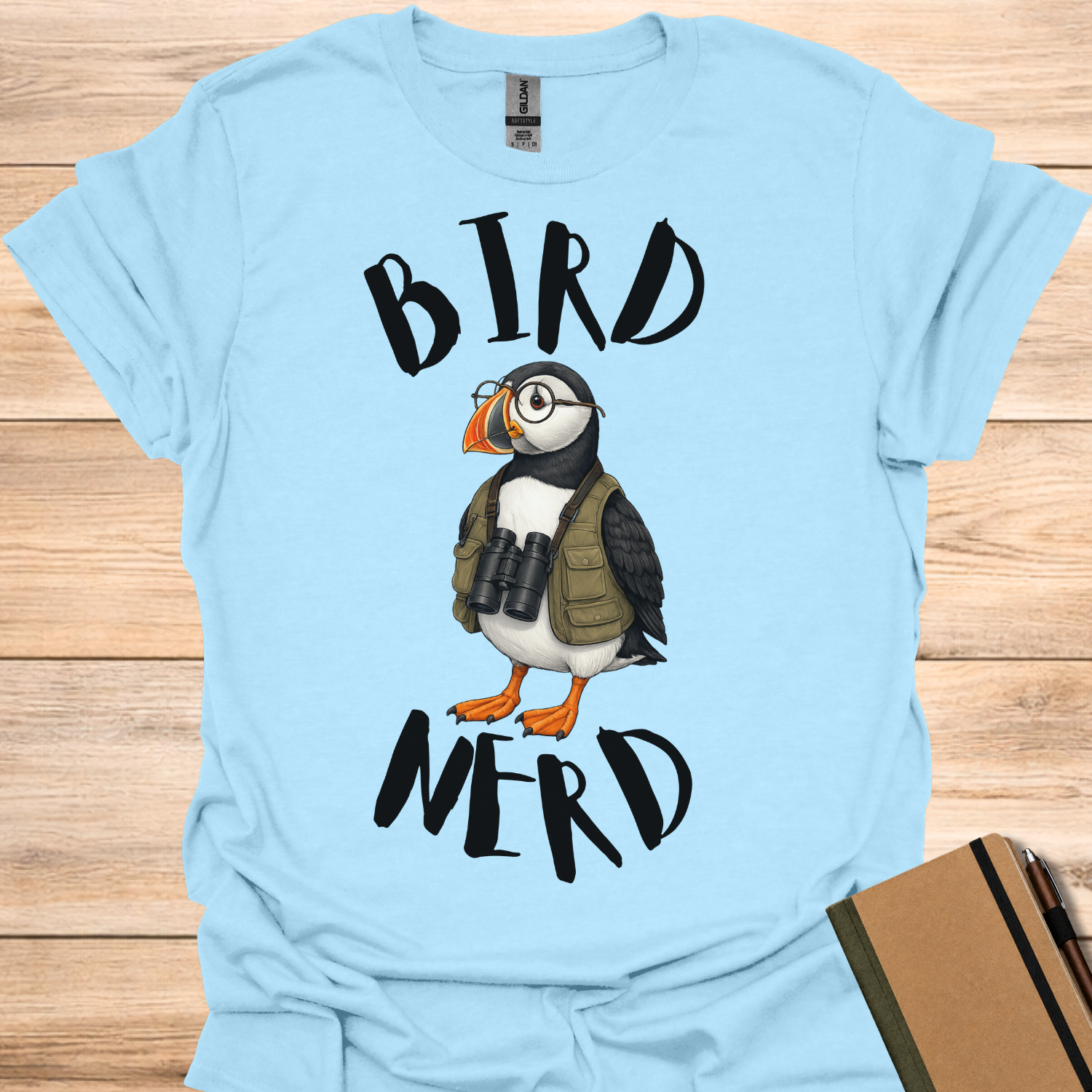 Bird Nerd Puffin T-Shirt