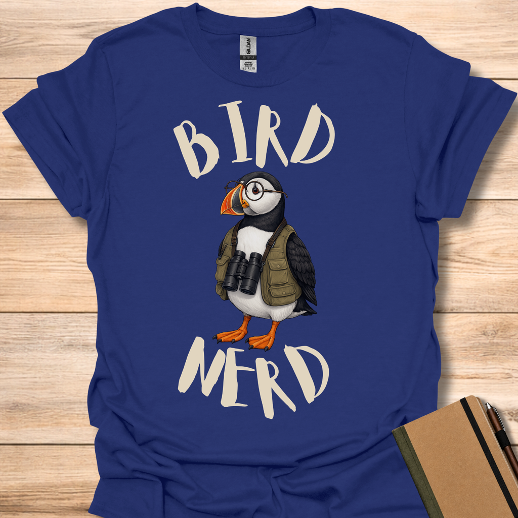 Bird Nerd Puffin T-Shirt