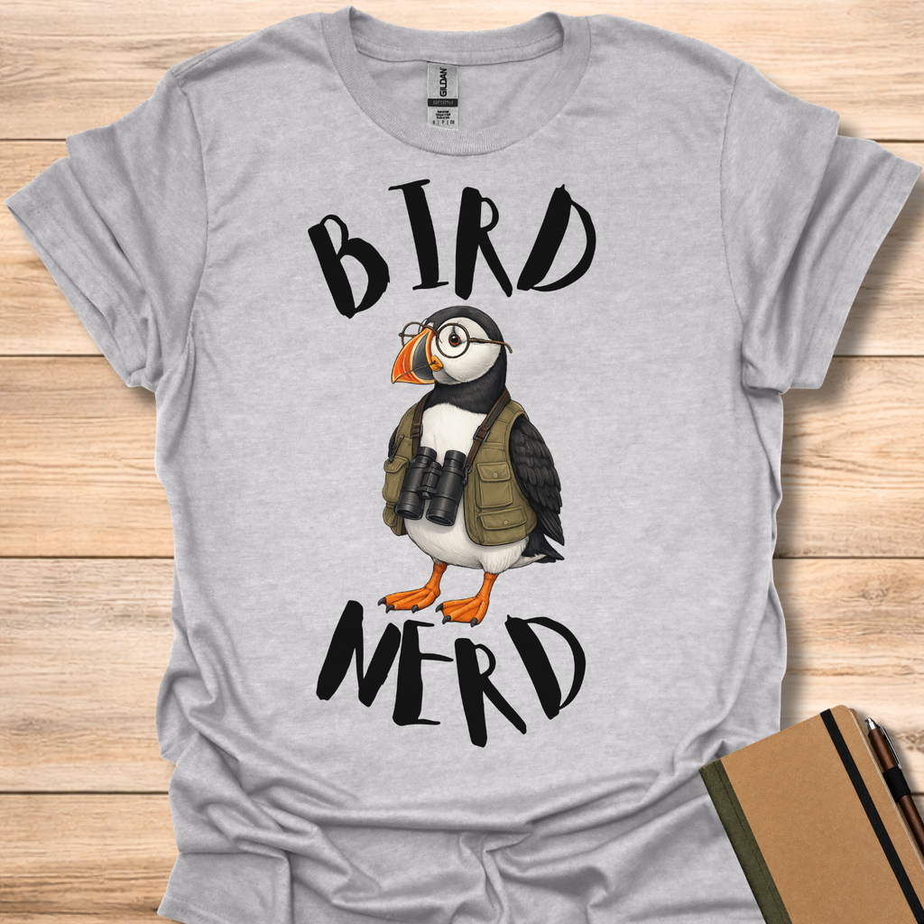 Bird Nerd Puffin T-Shirt
