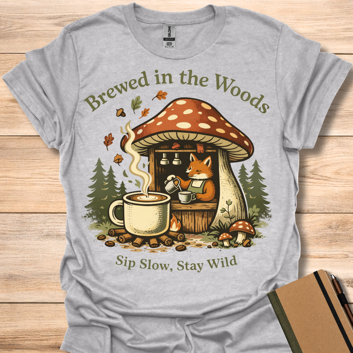 Brewed in the Woods T-Shirt