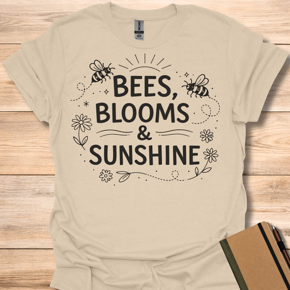 Bees Blooms & Sunshine T-Shirt