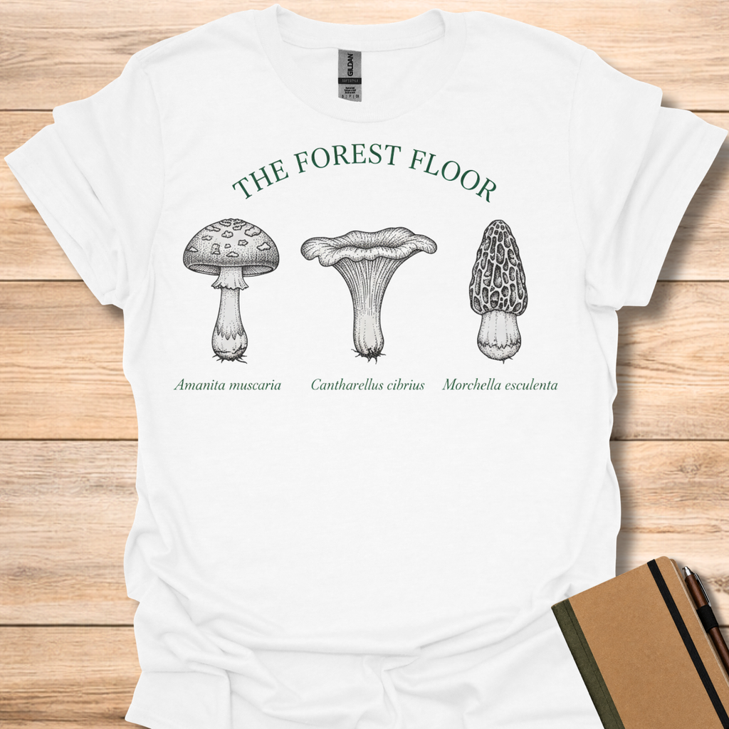 Forest Floor Mushrooms T-Shirt