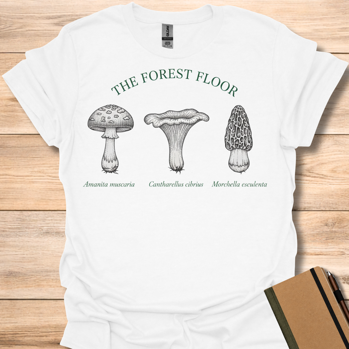 Forest Floor Mushrooms T-Shirt