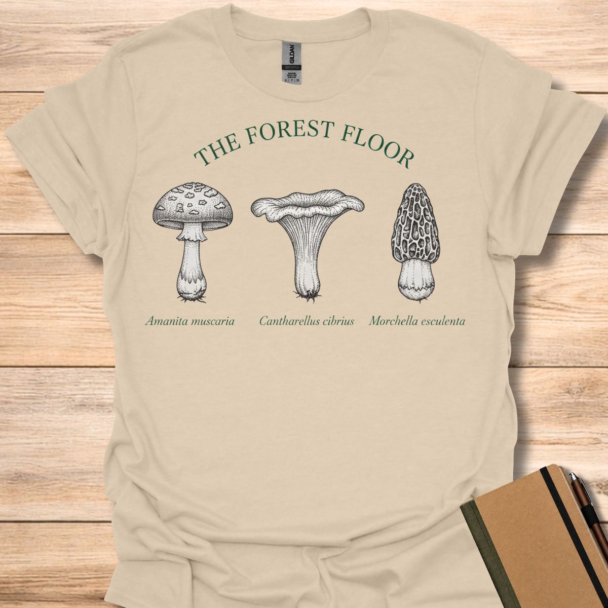 Forest Floor Mushrooms T-Shirt