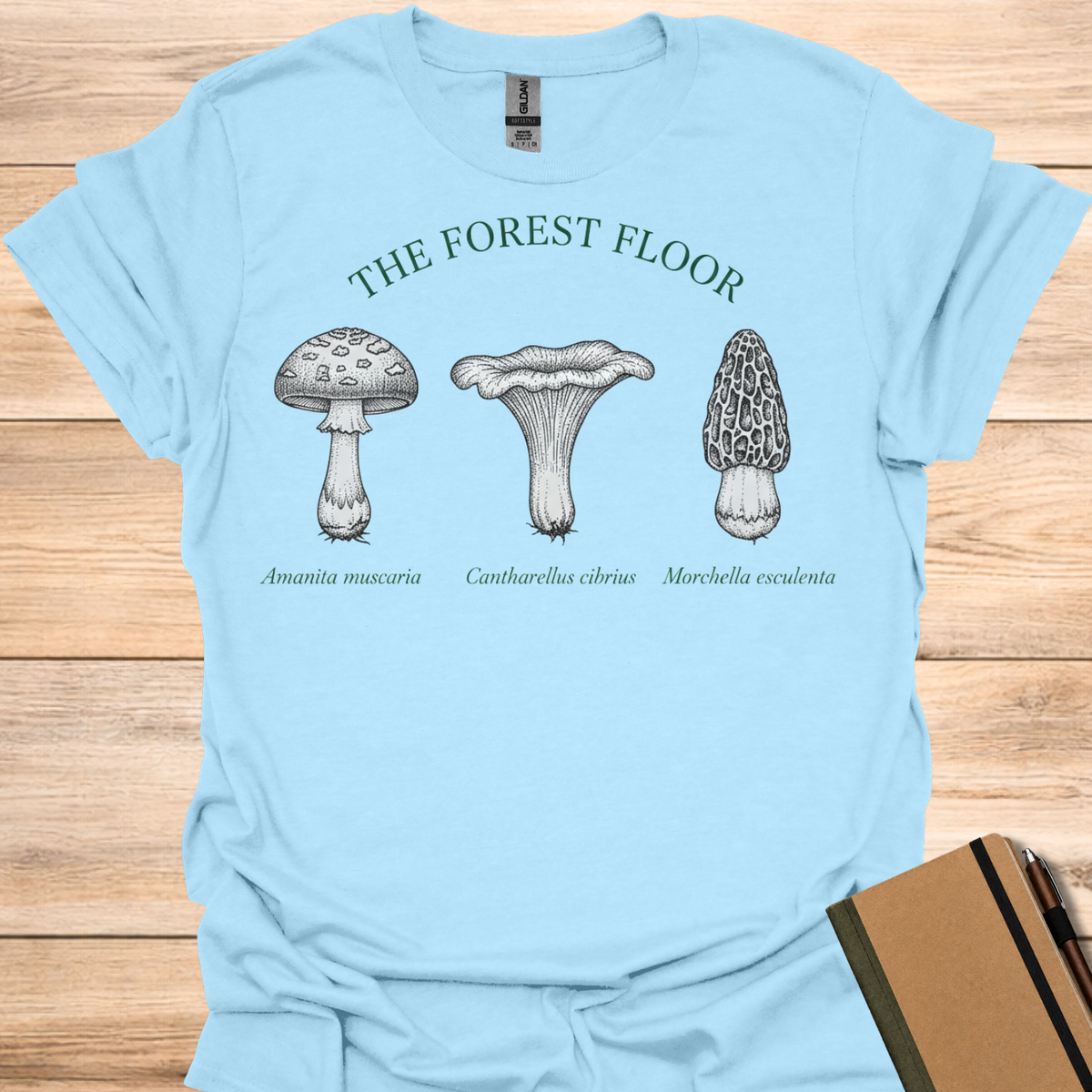 Forest Floor Mushrooms T-Shirt
