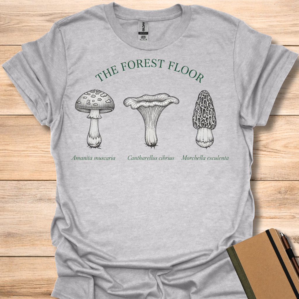 Forest Floor Mushrooms T-Shirt