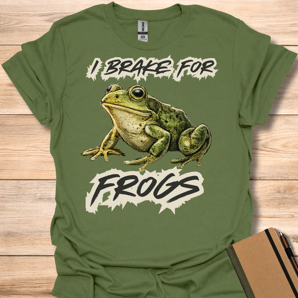 I Brake For Frogs T-Shirt