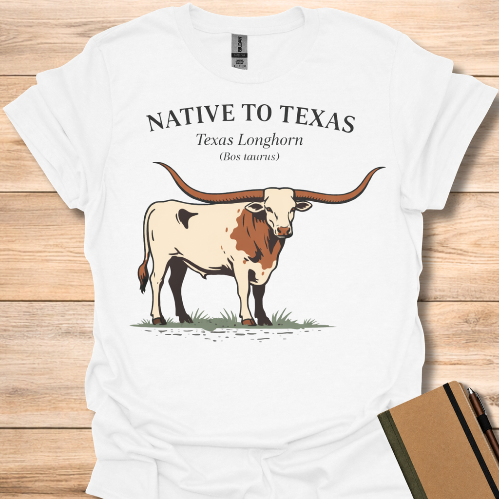 Native to Texas Texas Longhorn T-Shirt