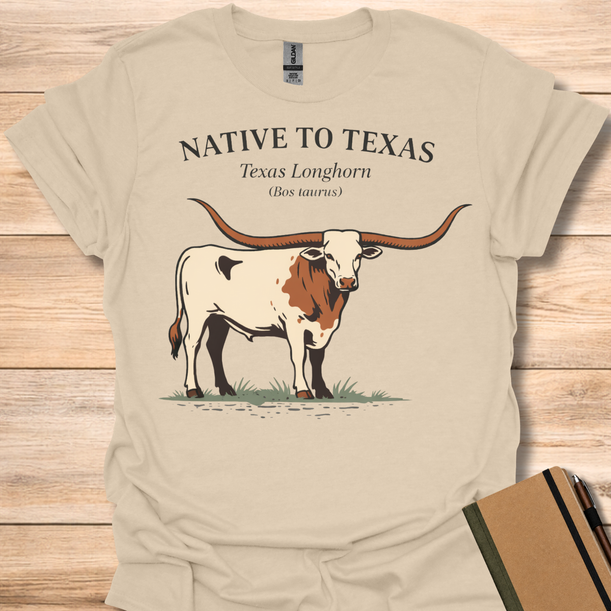 Native to Texas Texas Longhorn T-Shirt