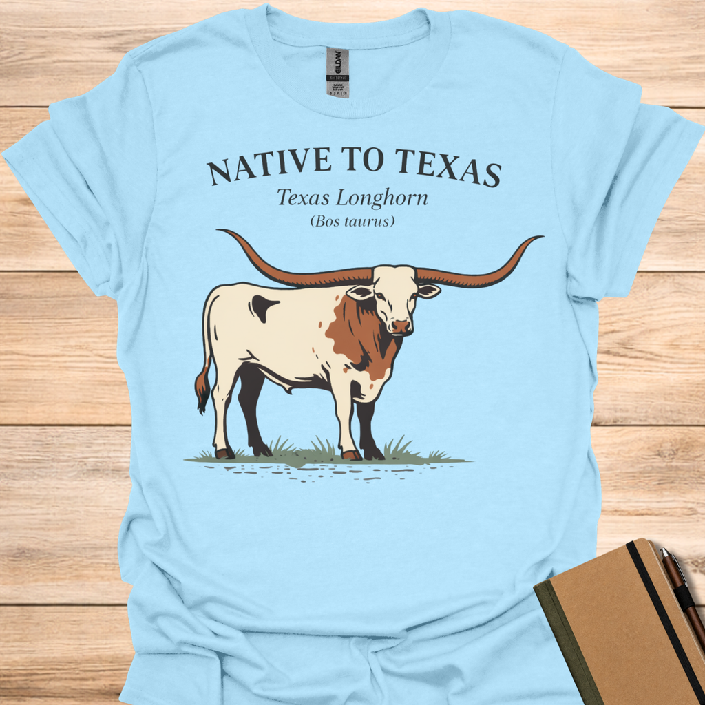 Native to Texas Texas Longhorn T-Shirt