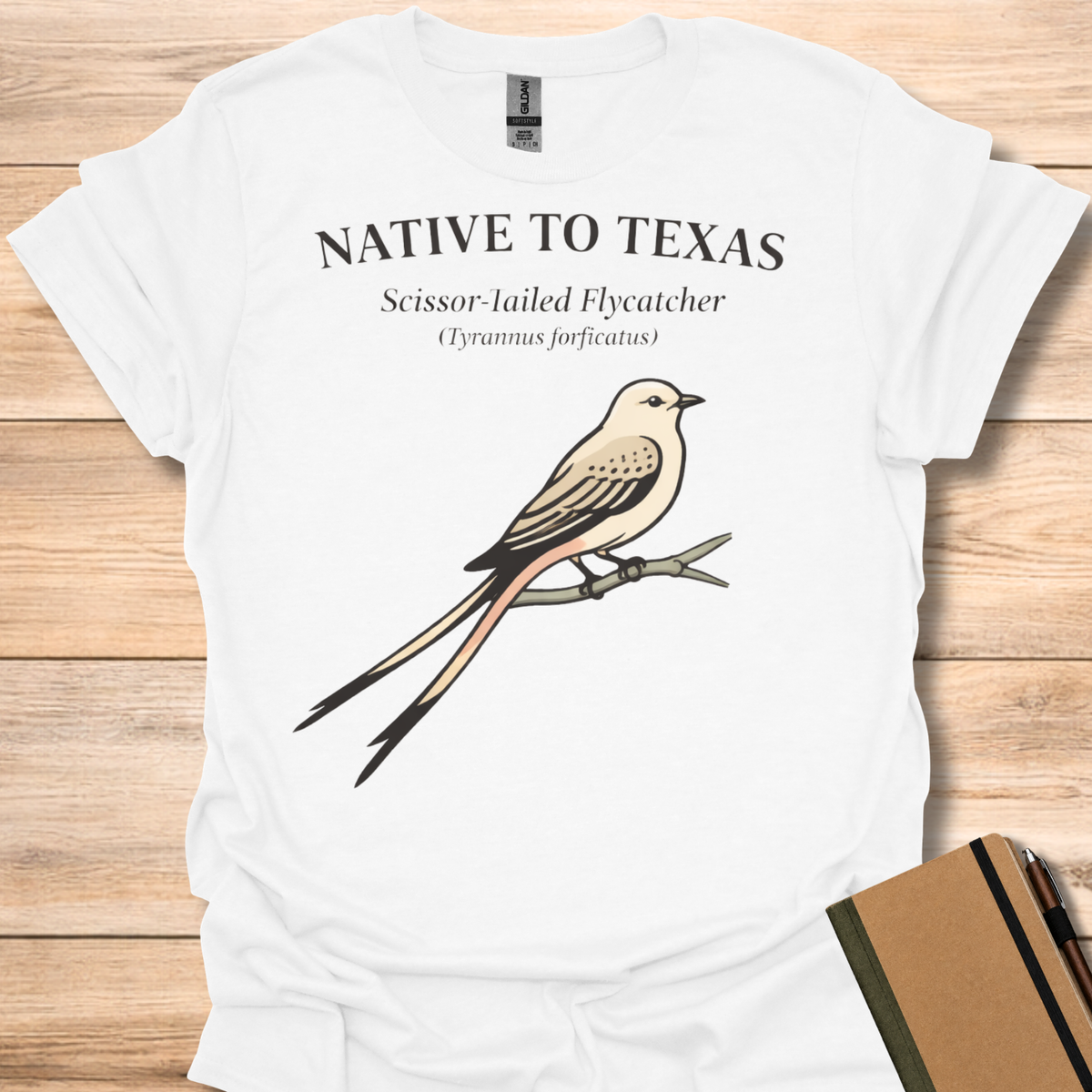 Native to Texas Scissor-Tailed Flycatcher T-Shirt