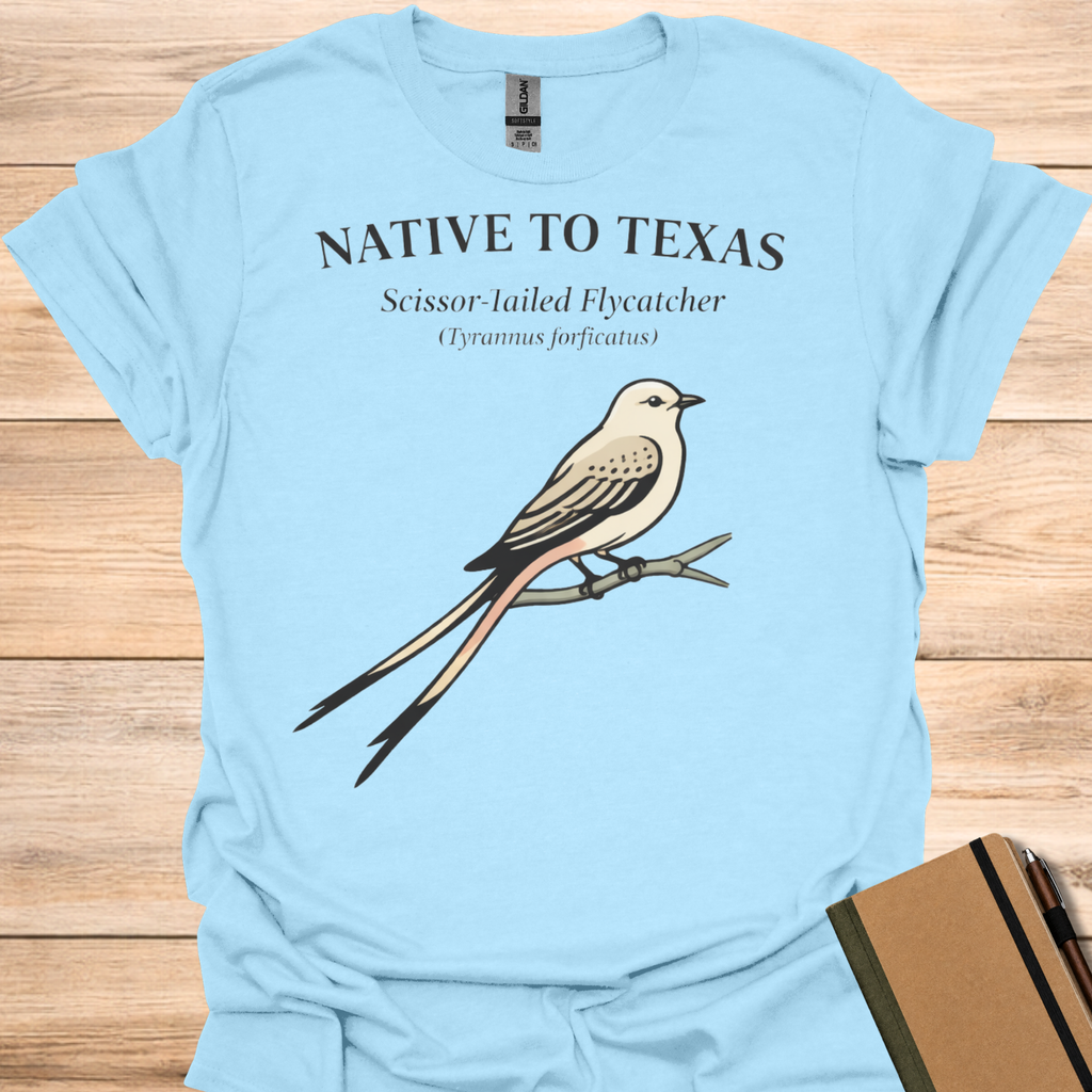 Native to Texas Scissor-Tailed Flycatcher T-Shirt