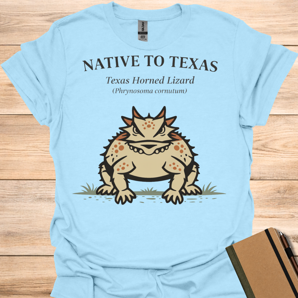 Native to Texas Texas Horned Lizard T-Shirt