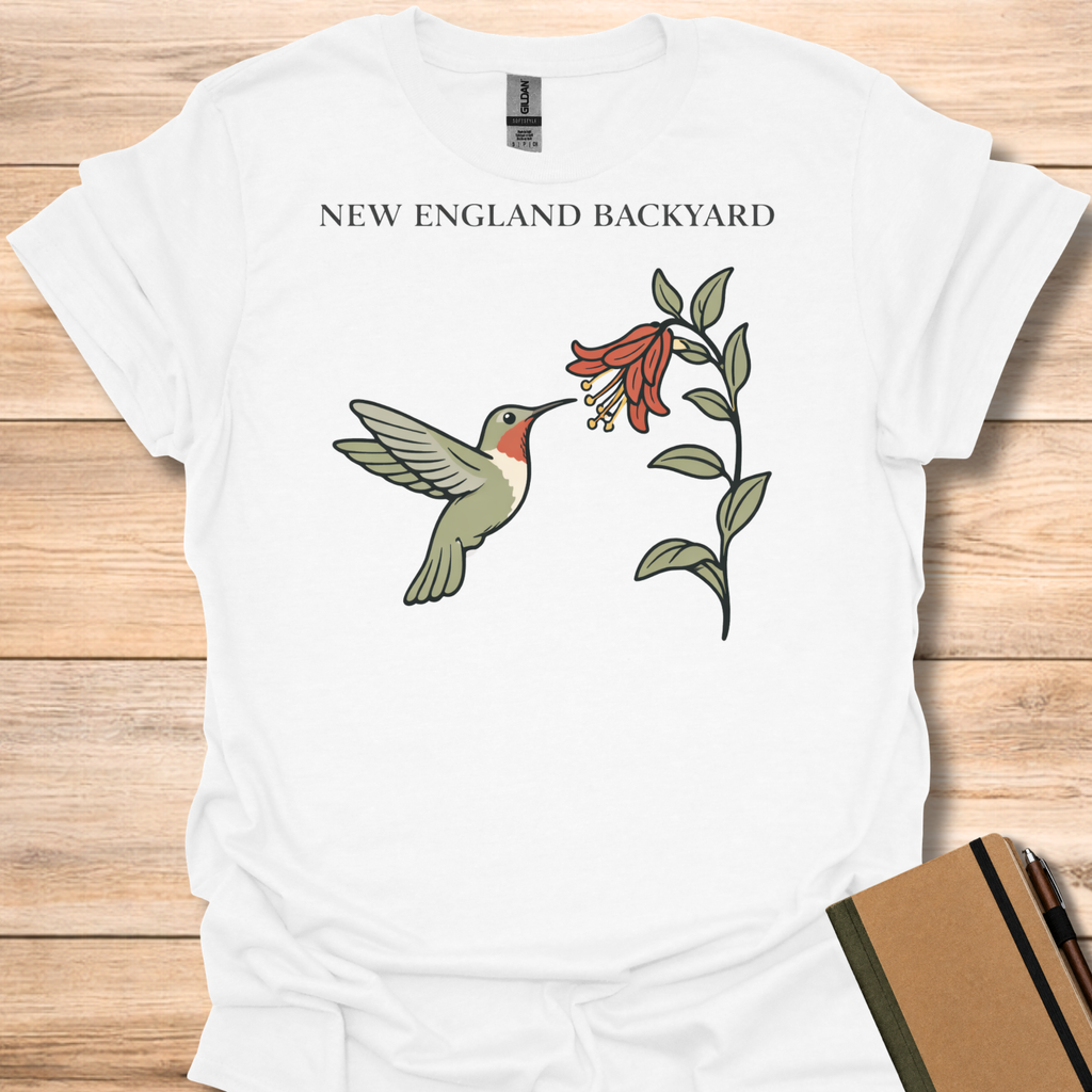 New England Backyard Hummingbird T-Shirt