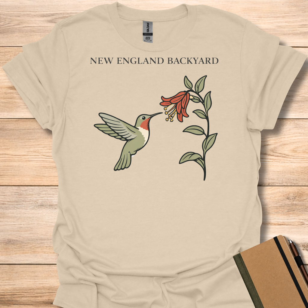 New England Backyard Hummingbird T-Shirt