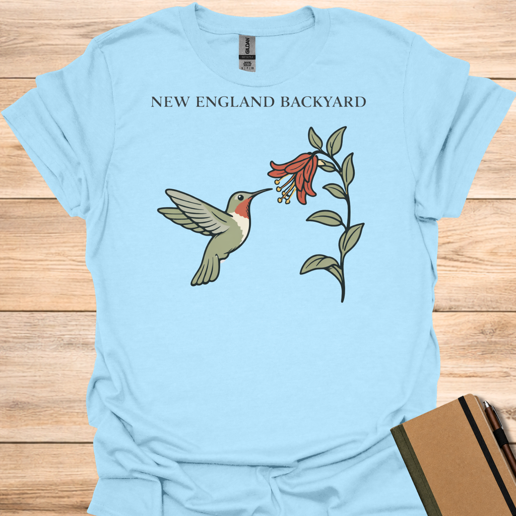 New England Backyard Hummingbird T-Shirt