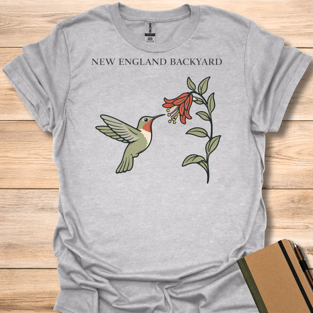 New England Backyard Hummingbird T-Shirt