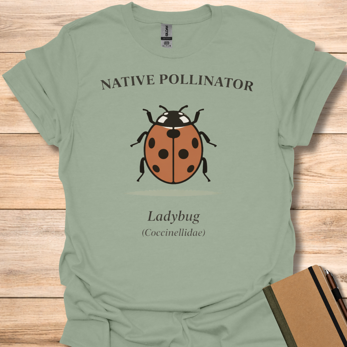Native Pollinator Ladybug T-Shirt