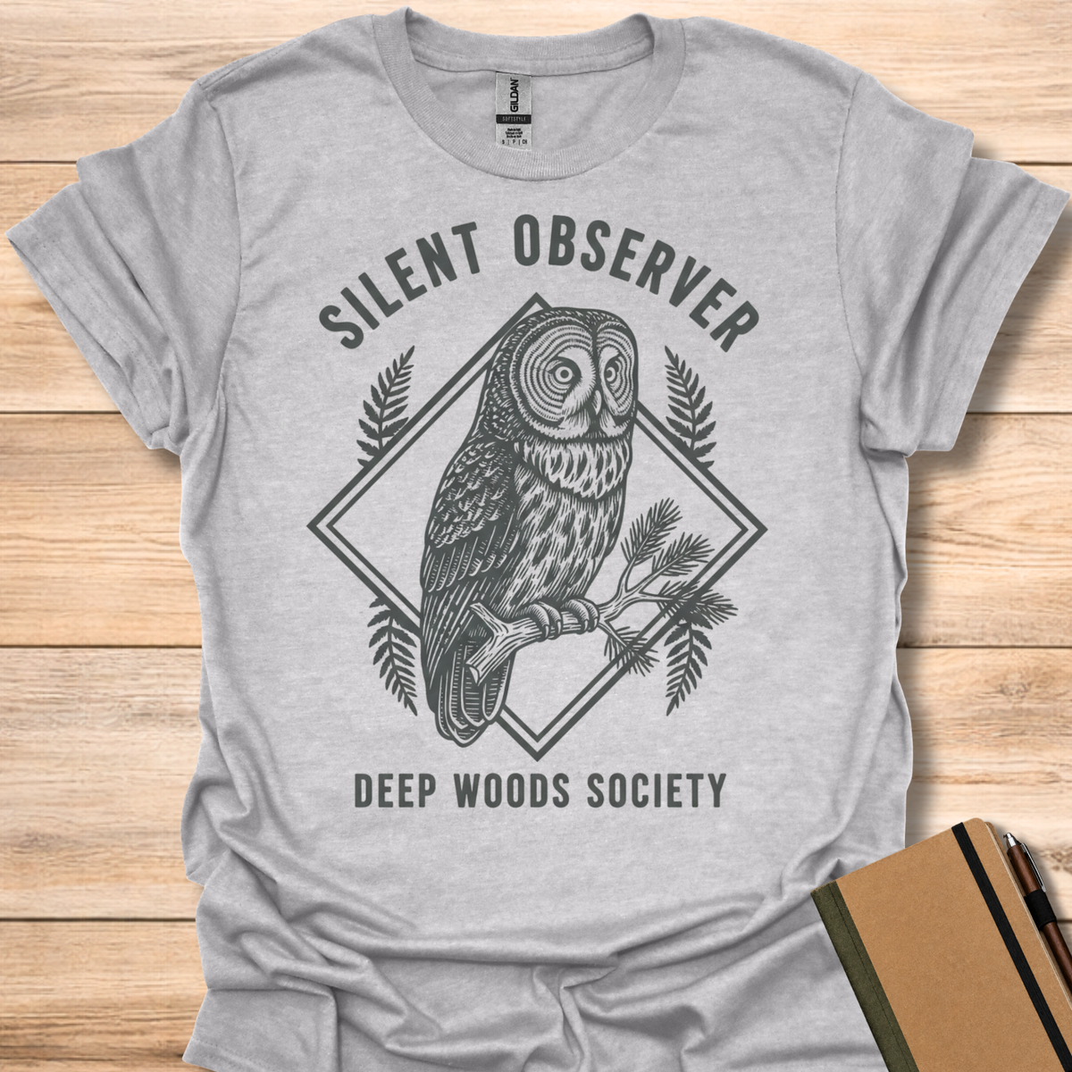 Silent Woods Observer Deep Woods Society T-Shirt