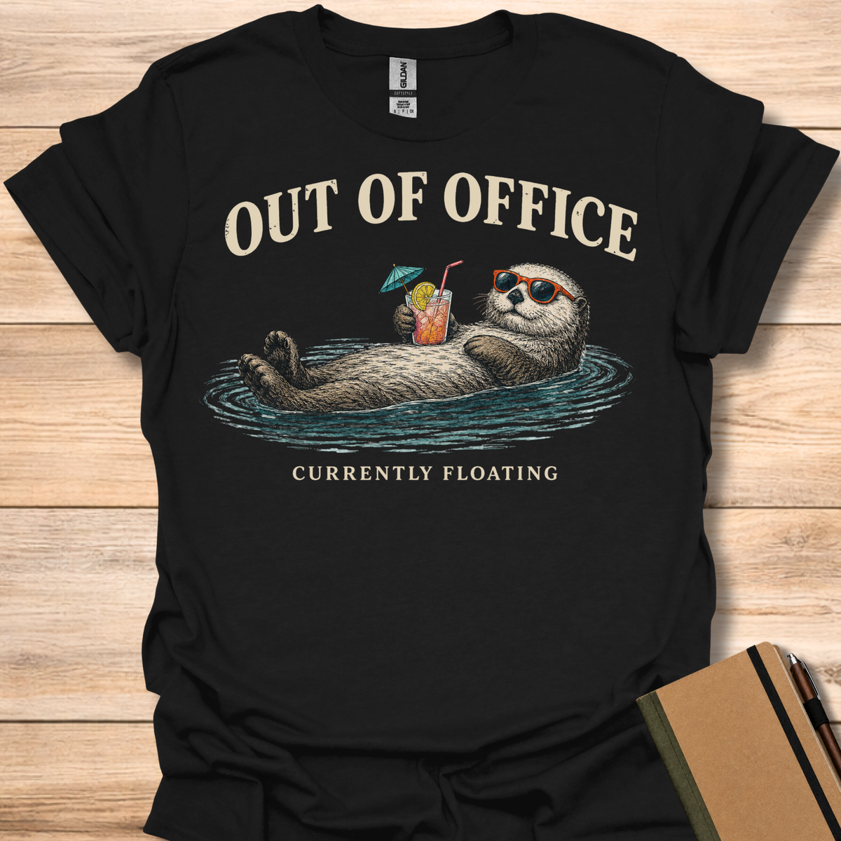Out Of Office Currently Floating T-Shirt