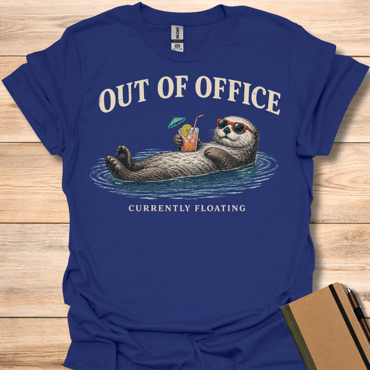 Out Of Office Currently Floating T-Shirt