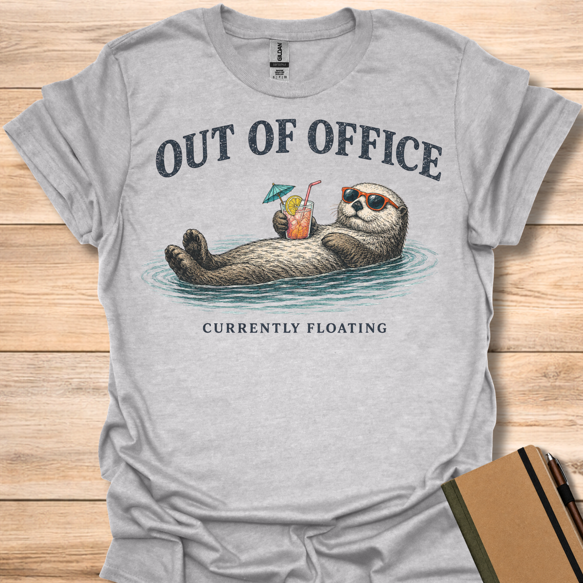 Out Of Office Currently Floating T-Shirt