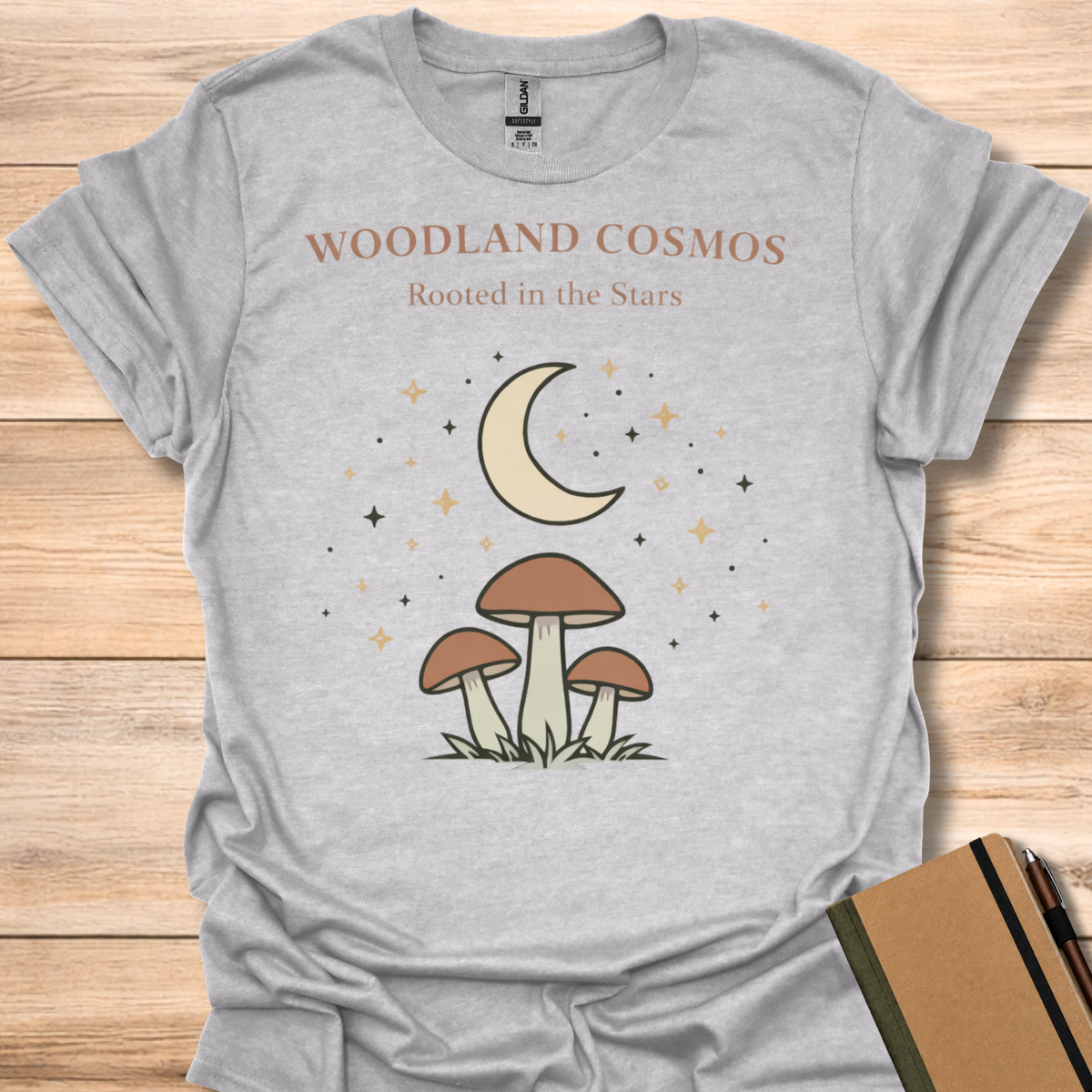 Woodland Cosmos Rooted in the Stars T-Shirt