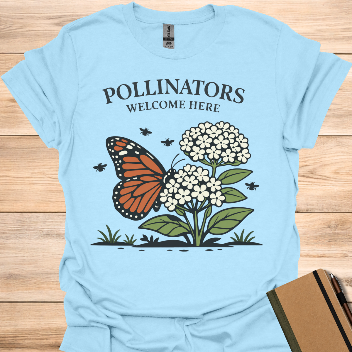 Pollinators Welcome Here T-Shirt
