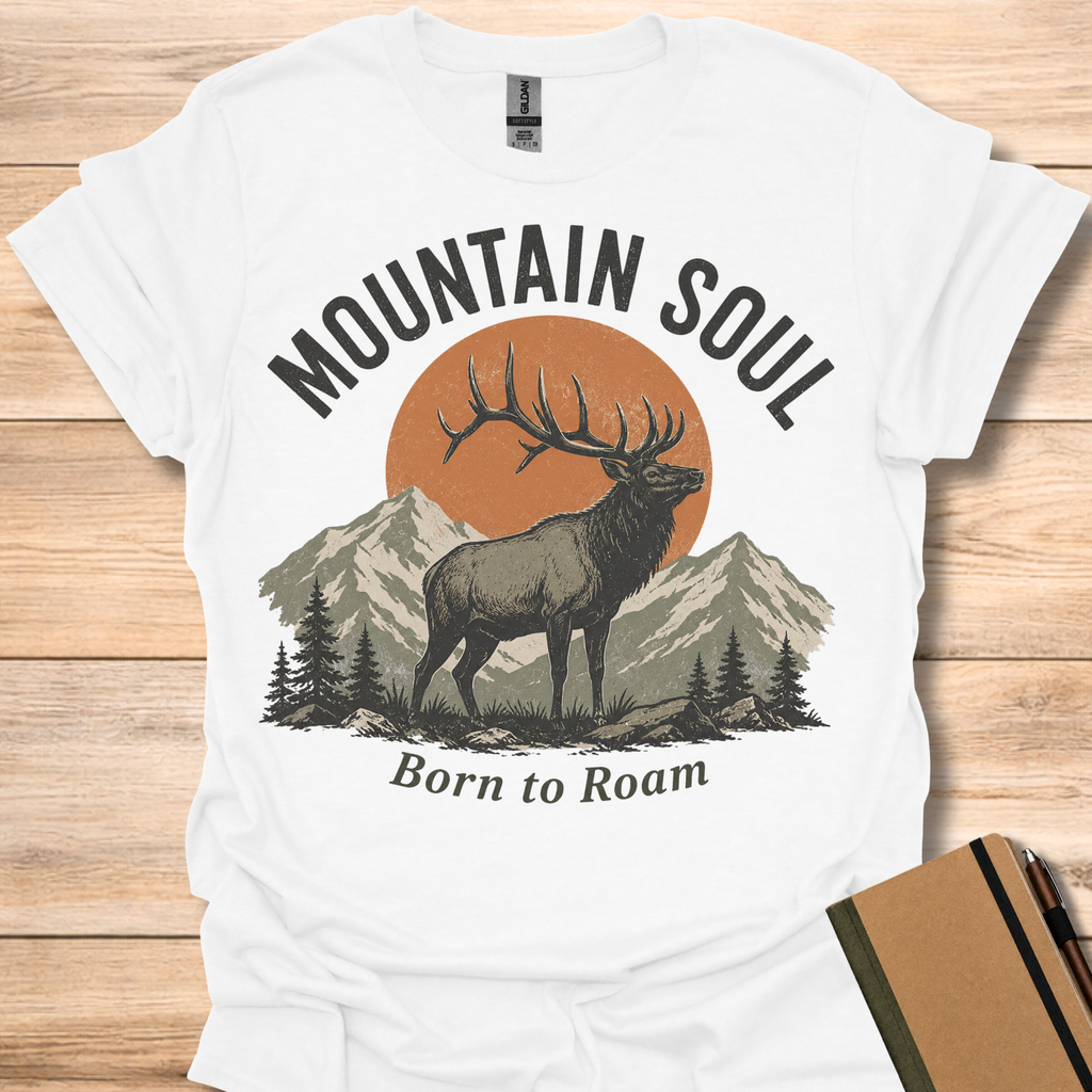Mountain Soul Born To Roam T-Shirt