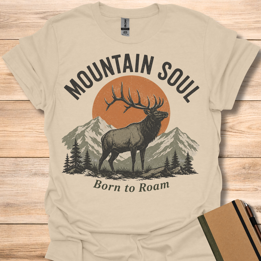 Mountain Soul Born To Roam T-Shirt