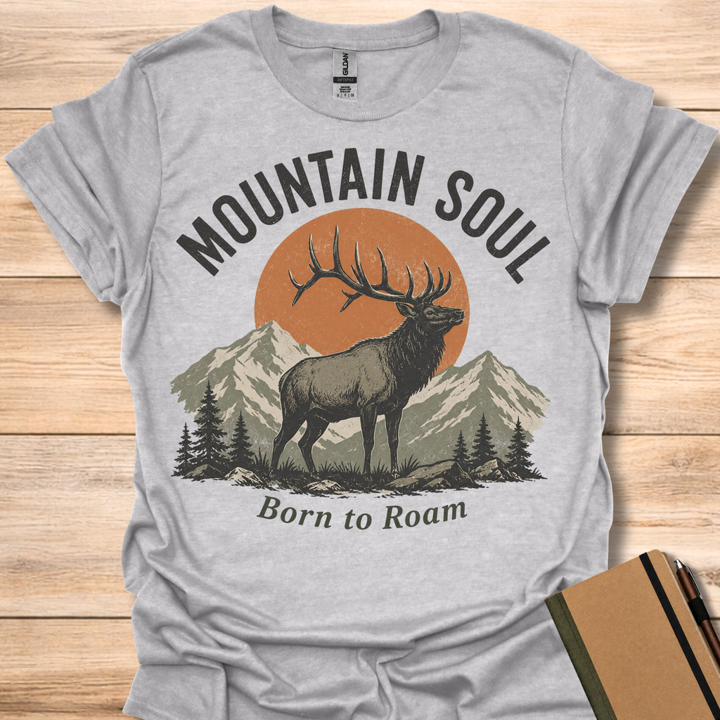 Mountain Soul Born To Roam T-Shirt