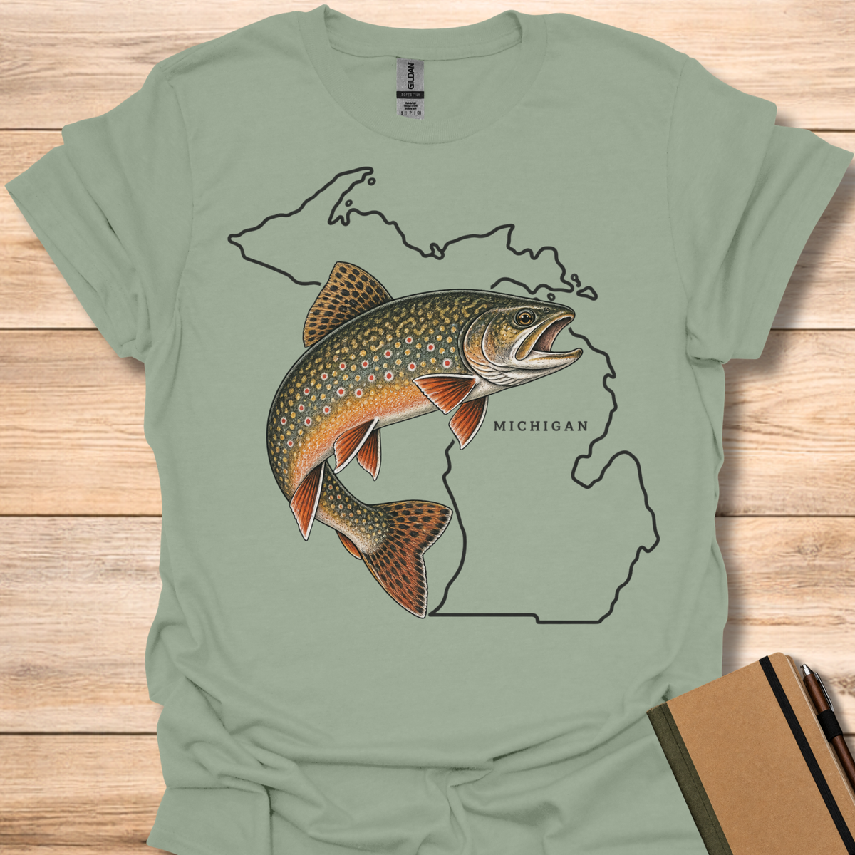 Michigan Brook Trout T-Shirt
