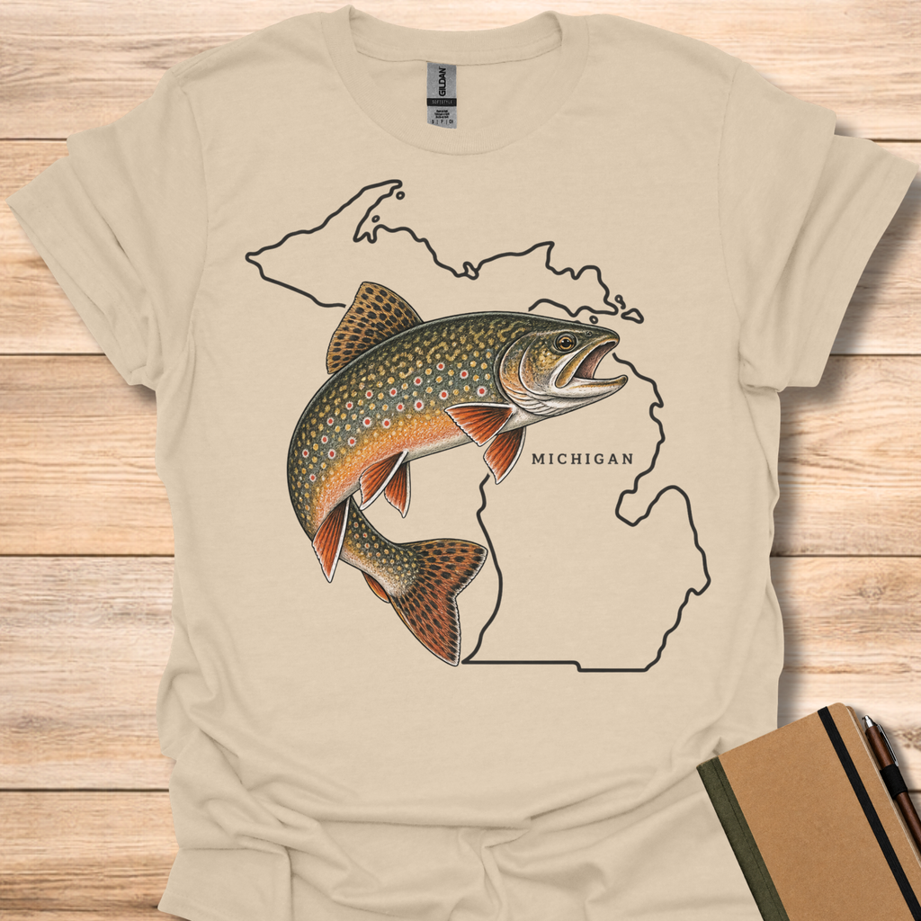 Michigan Brook Trout T-Shirt
