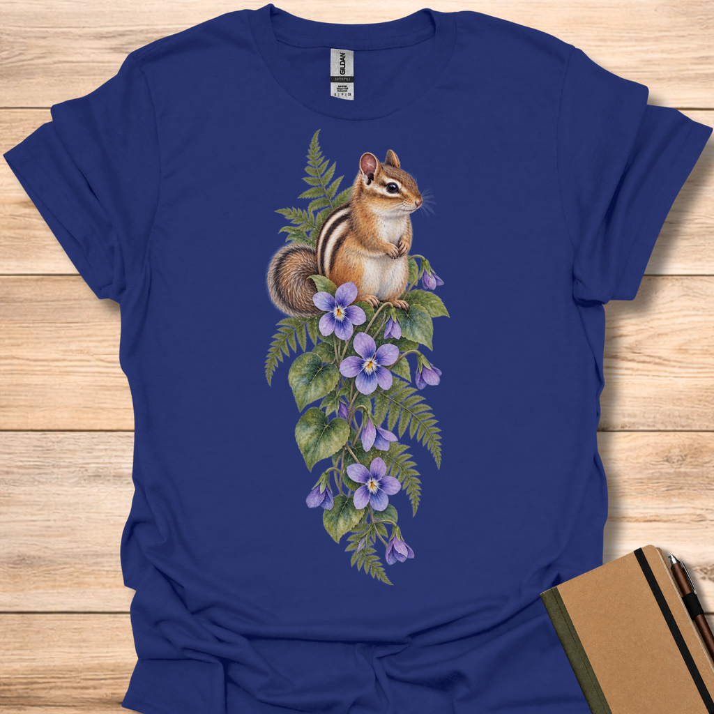 Eastern Chipmunk Watercolor T-Shirt
