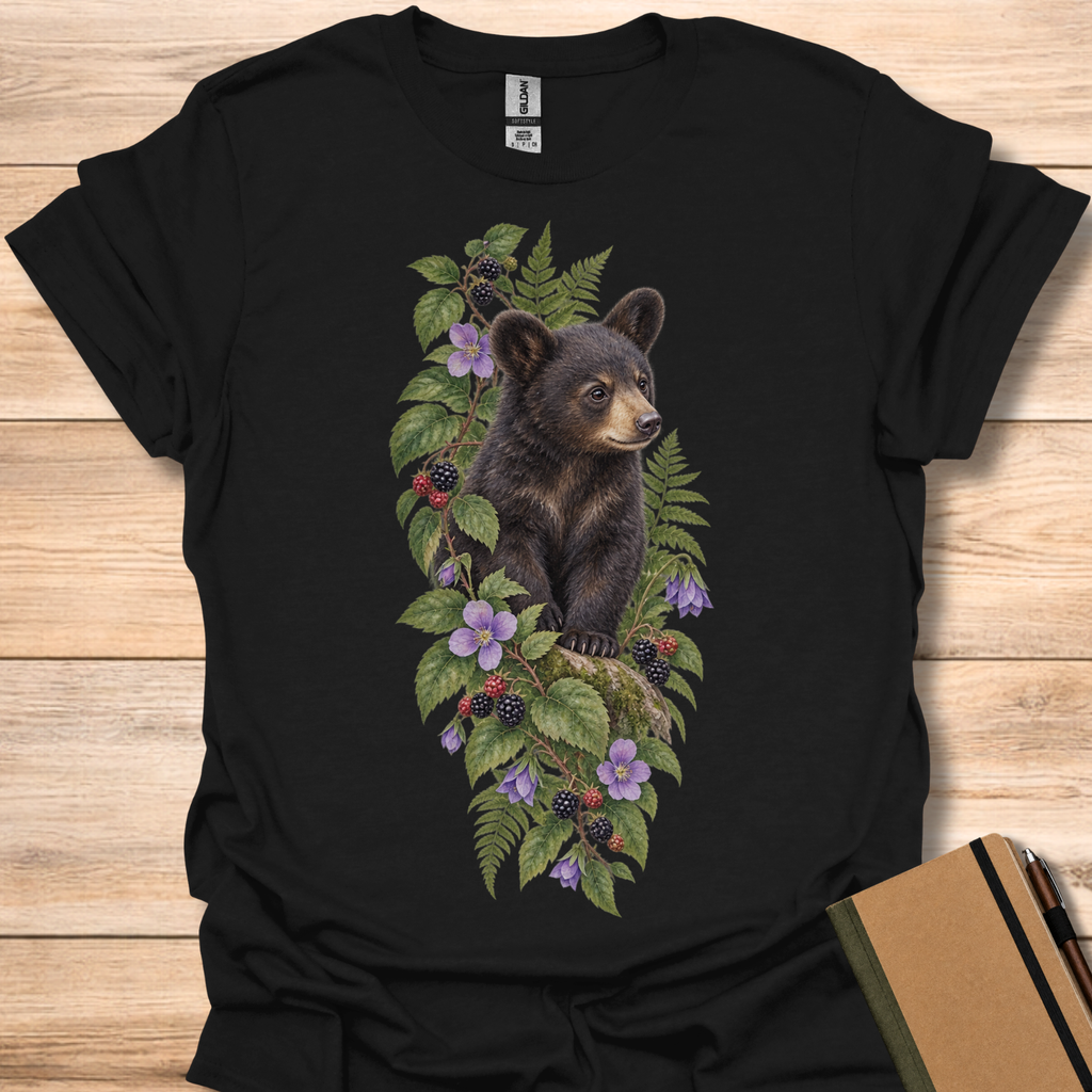 Black Bear Watercolor T-Shirt